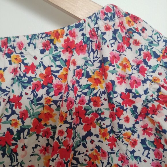 Old Navy Floral Print Puff Sleeve Dress - Multicolor - Picture 4 of 12